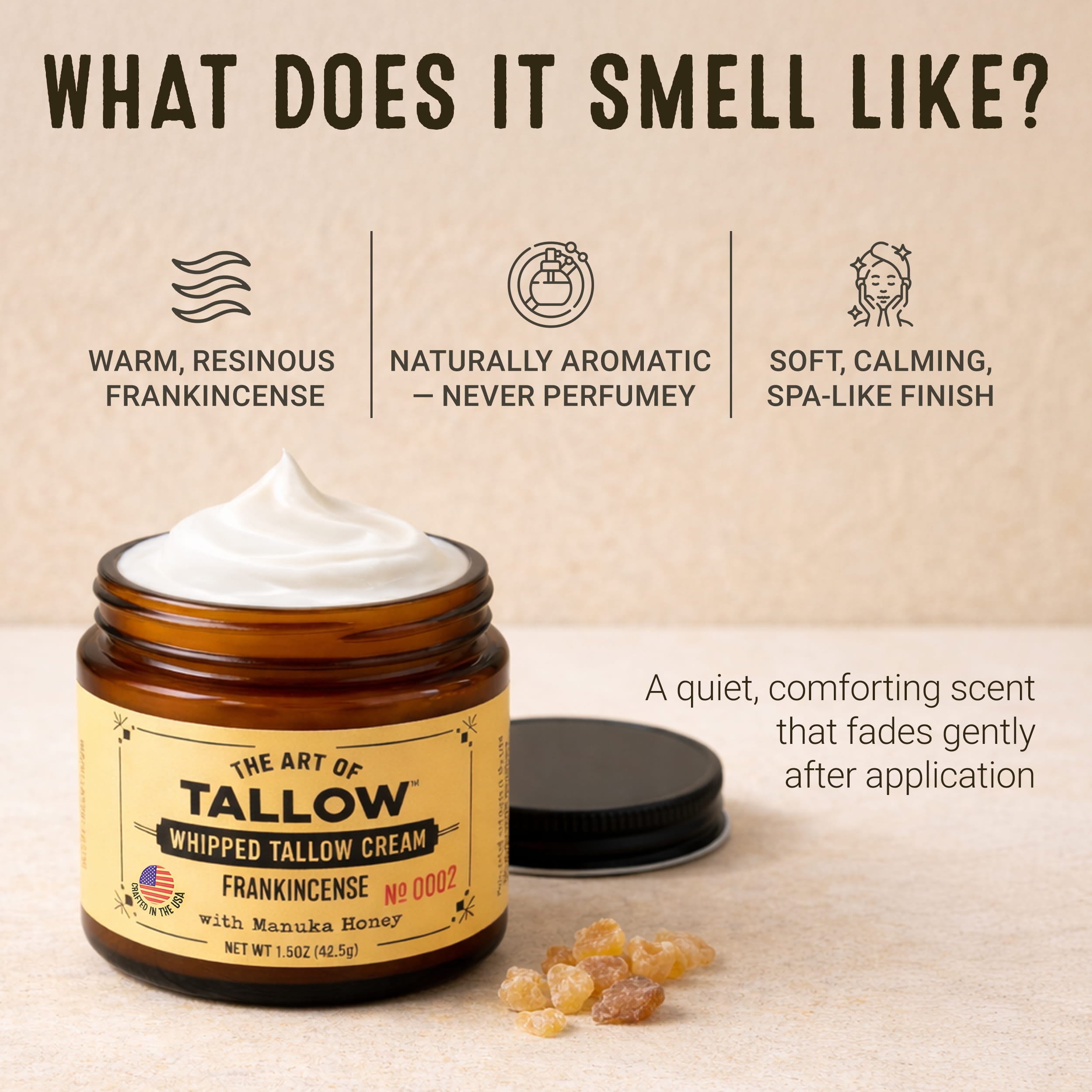 Frankincense Whipped Tallow Moisturizer by The Art of Tallow — how to use
