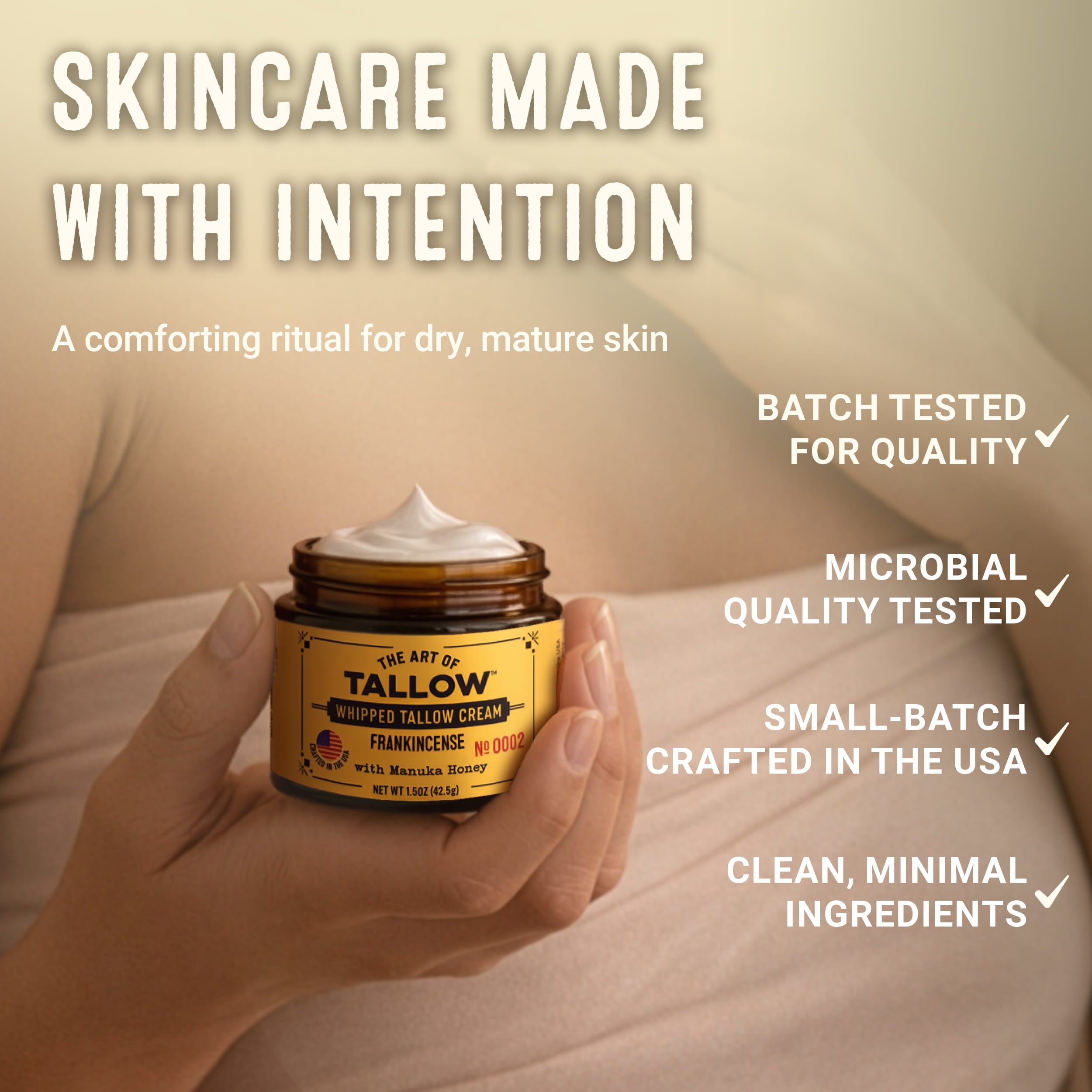 Frankincense Whipped Tallow Moisturizer by The Art of Tallow — lifestyle