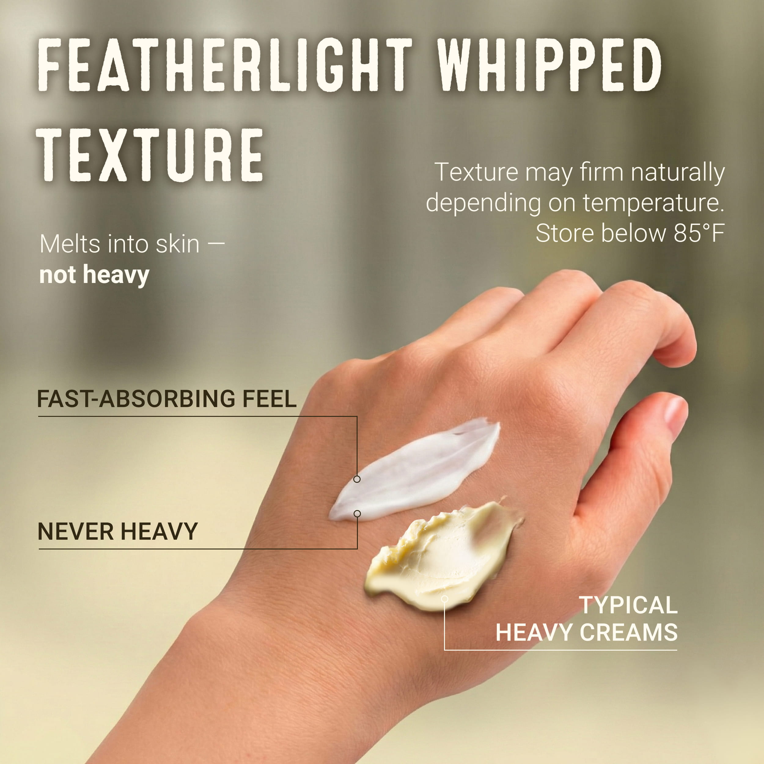 Frankincense Whipped Tallow Moisturizer by The Art of Tallow — comparison