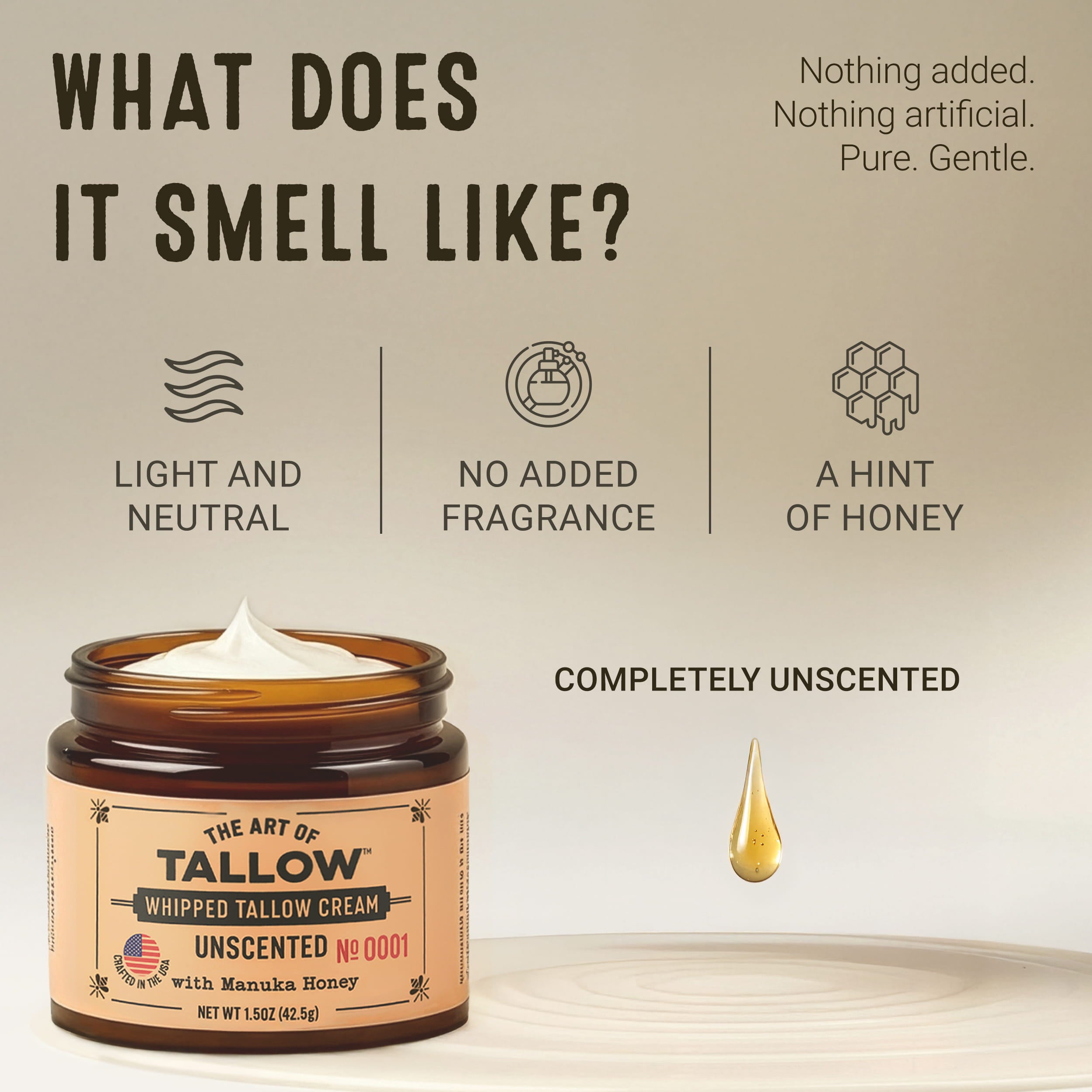 Unscented Whipped Tallow Moisturizer by The Art of Tallow — how to use