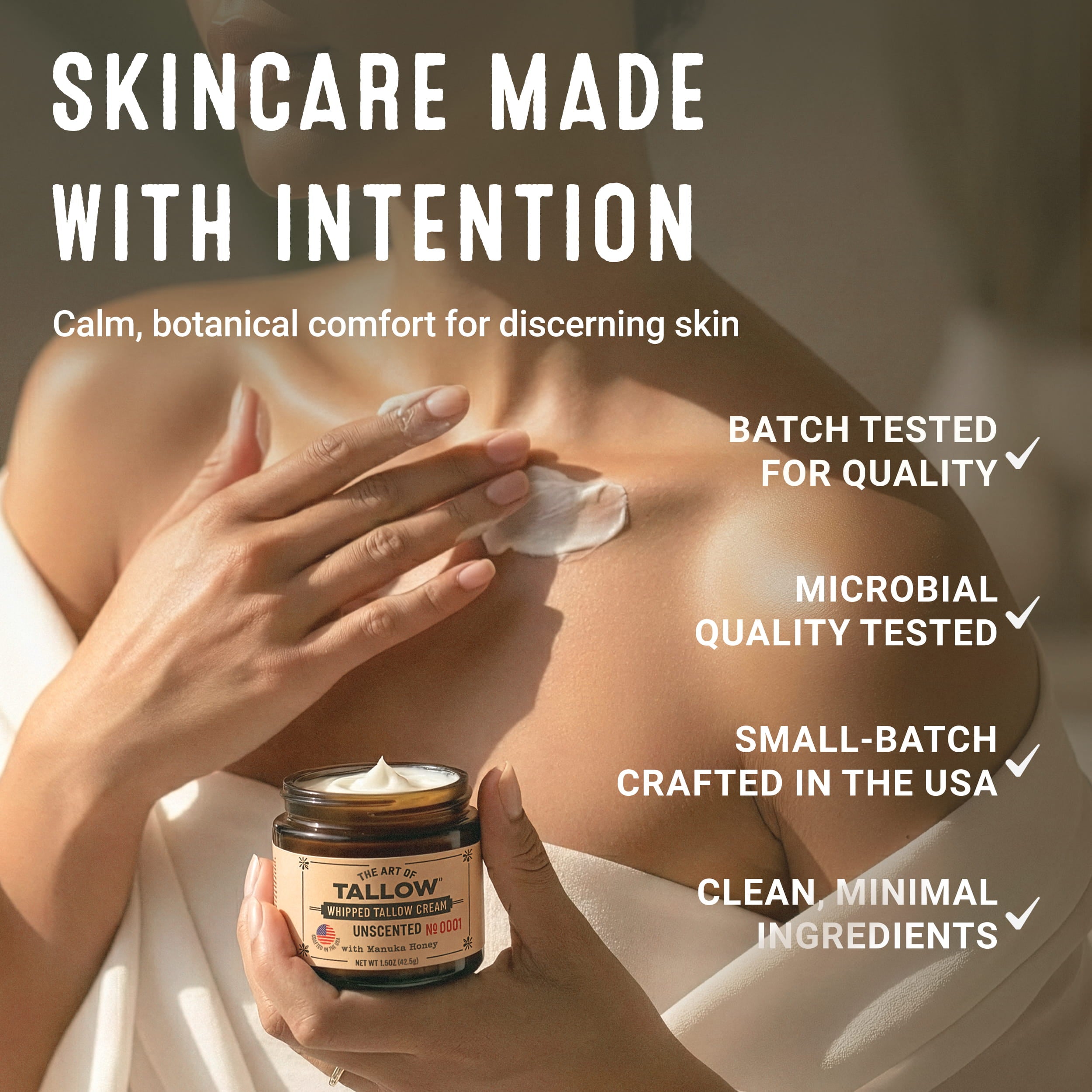 Unscented Whipped Tallow Moisturizer by The Art of Tallow — lifestyle