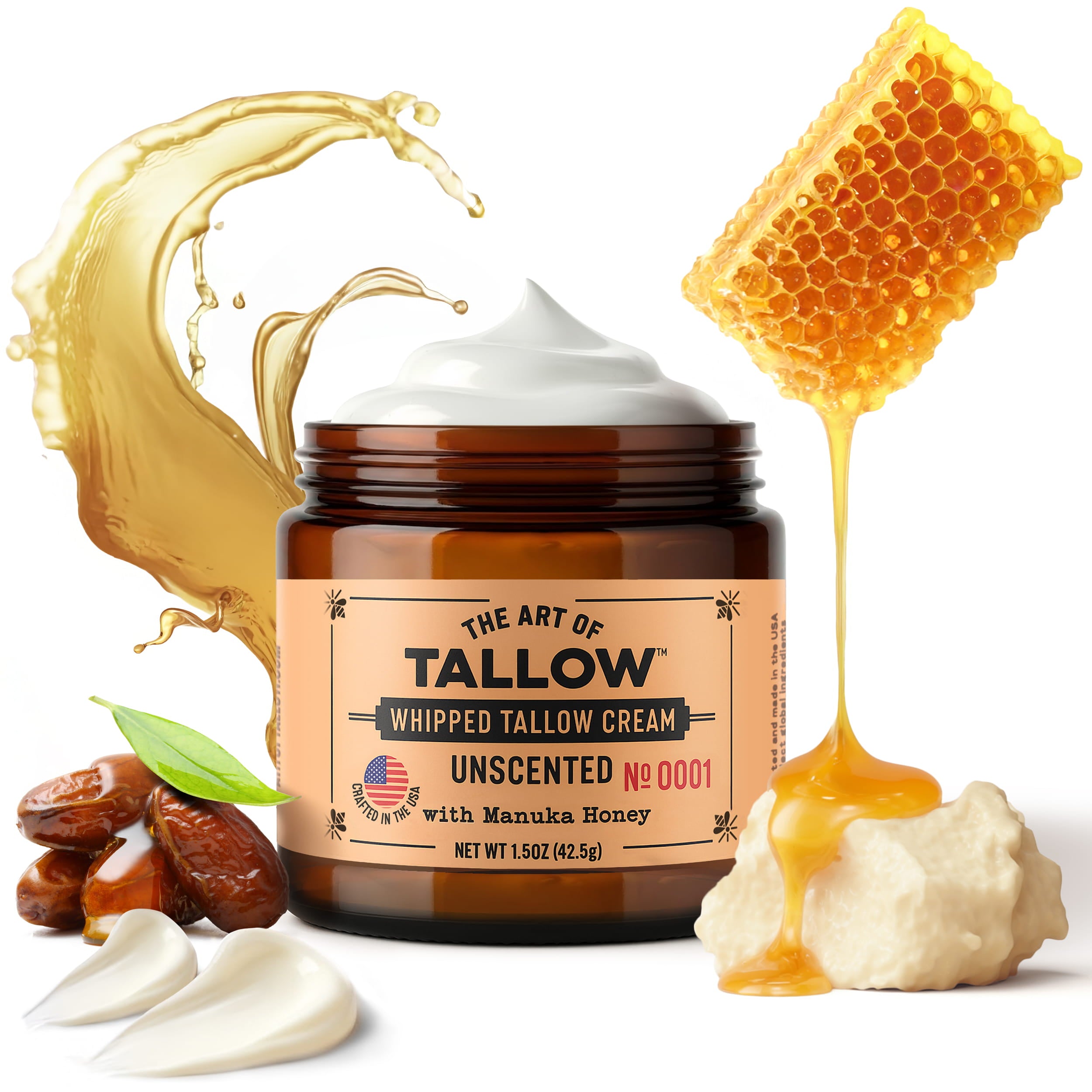 Unscented Whipped Tallow Moisturizer by The Art of Tallow — alternate view