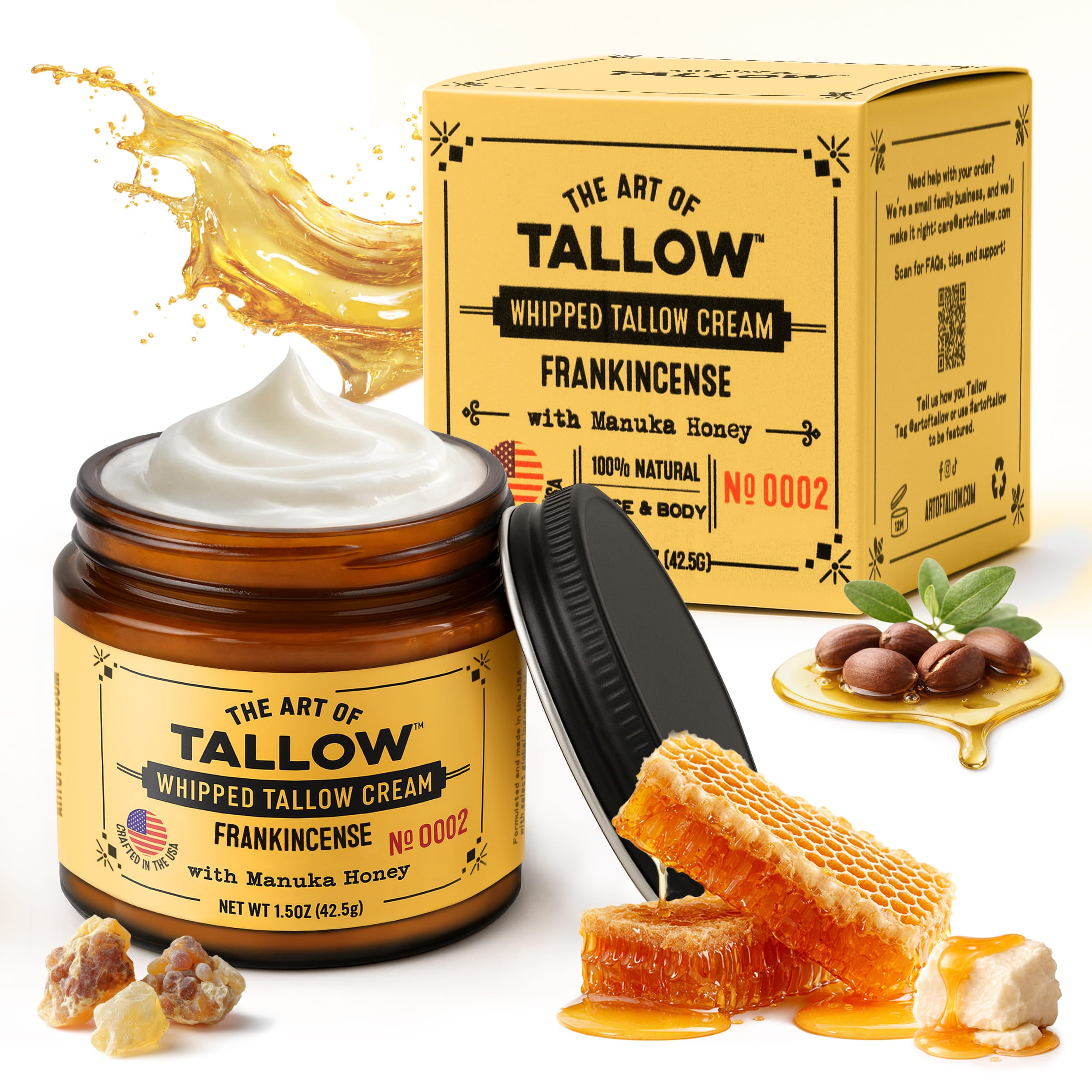 Frankincense Whipped Tallow Moisturizer by The Art of Tallow — alternate view